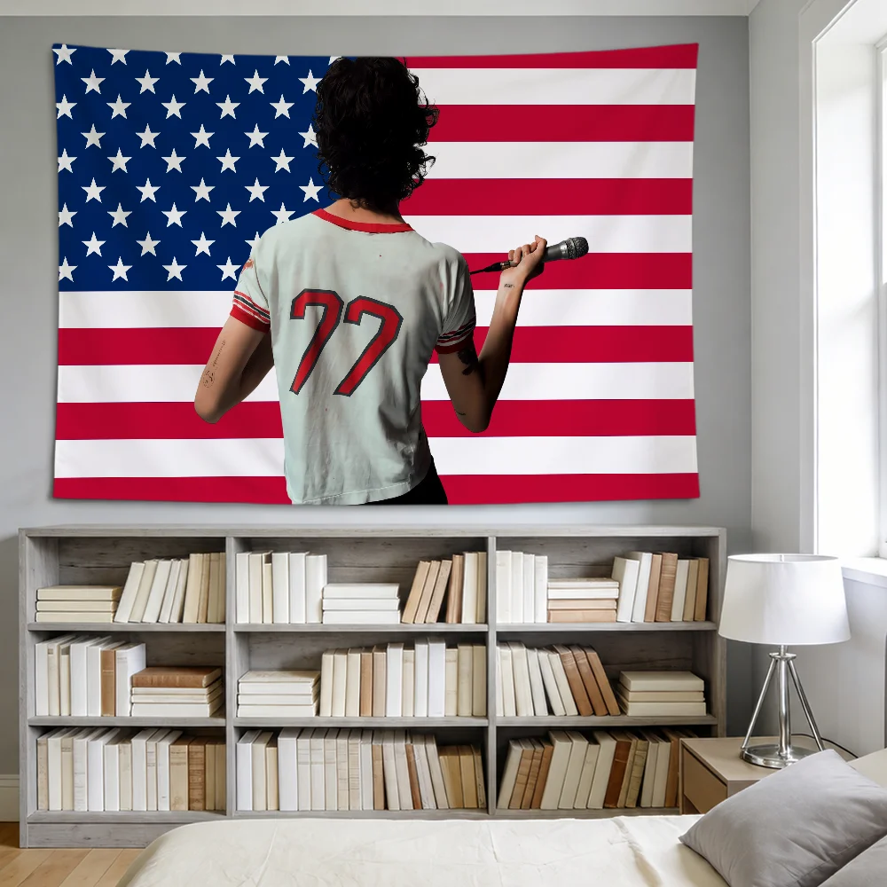 Singer Sombr American Pink Flag For Room Dorm Party Hogar Bedside Living Room Wall Hanging Garden Decor Banner Gift