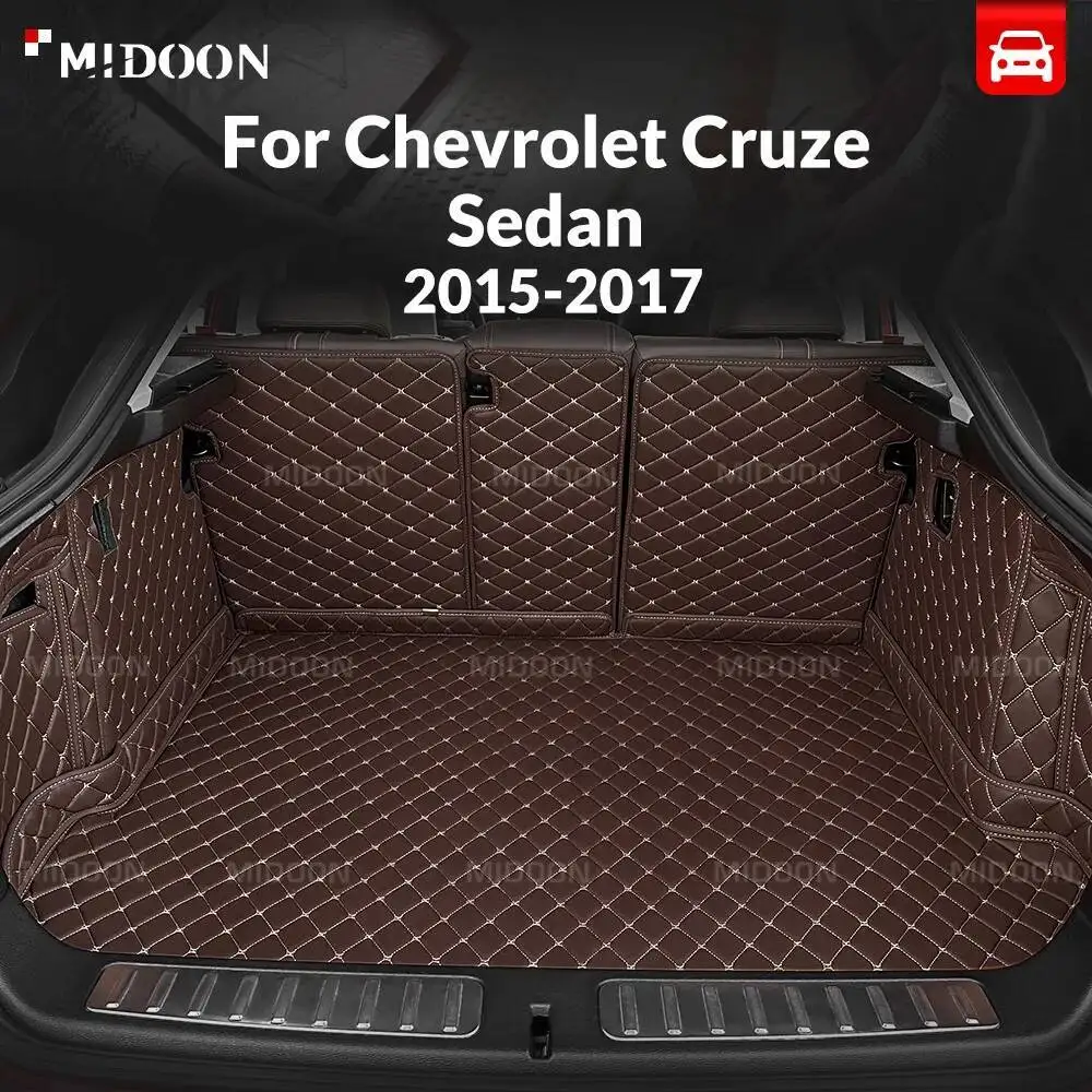 

Автоматический коврик в багажник с полным покрытием для Chevrolet Cruze Sedan 2015 2016 2017, автомобильный защитный коврик, багажник, аксессуары для интерьера