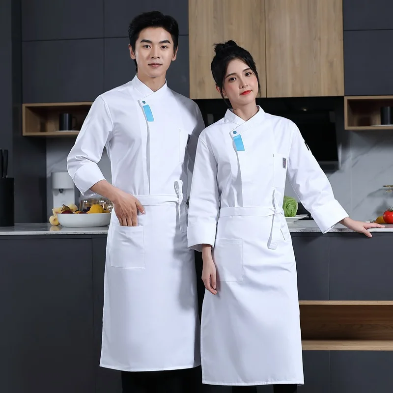 Chef Overalls Men'S Long Sleeve Autumn And Winter Clothes Hotel Dining Cake Baking Hot Pot Restaurant After Kitchen C