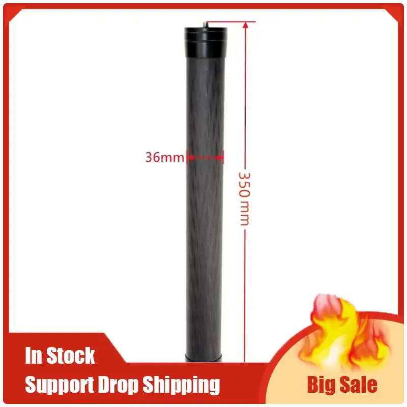 Haste de extensão de câmera de fibra de carbono, 35cm, haste de extensão, temporizador automático, estabilizador de poste para dji feiyu ronin, haste de extensão