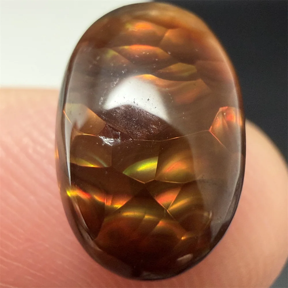 Eye of Earth Natural Green Light Fire Agate Specimens Mexico Original Red Purple Yellow Light Lava Bubbles Ornaments Loose Beads