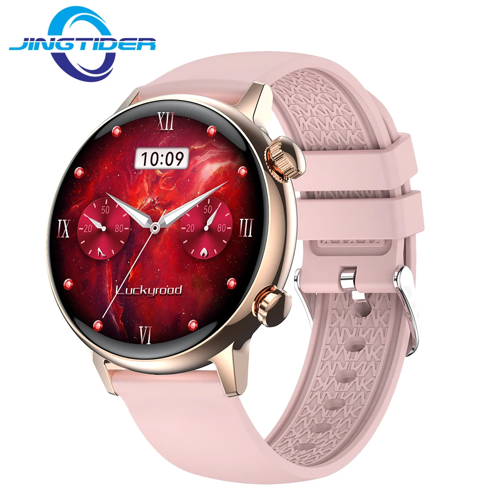 

HK39T 1,19-дюймовый экран AMOLED Retina, женские умные часы, фитнес-трекер, 12 спортивных режимов, Bluetooth-вызов, женские умные часы, женские часы