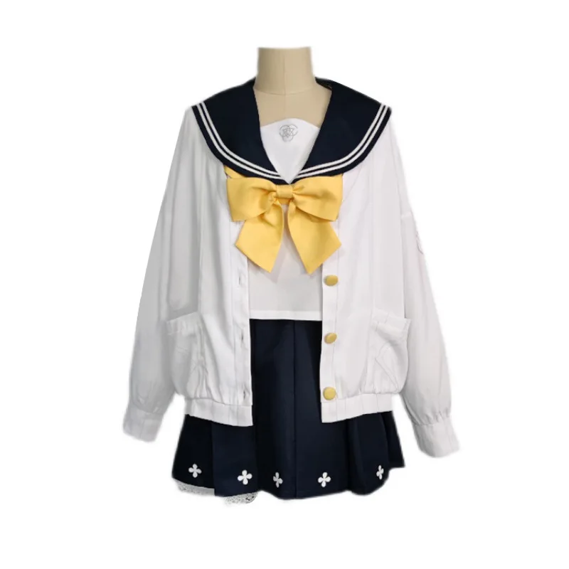 Blue Archive Ajitani Hifumi Cosplay Costume Girls Sailor Fuku Cute Japanese JK uniform