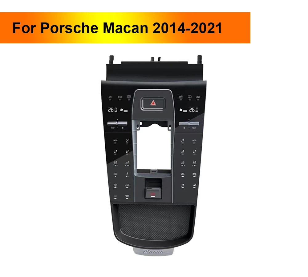 Selim de carro digital de toque completo para porsche macan 2014-2021 lcd painel de tela do console central do carro atualizações interiores controle central
