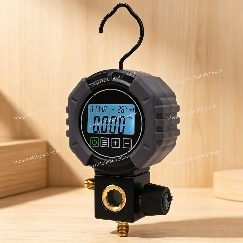 Digital Manifold Gauge 0-6000Kpa HVAC Refrigeration Pressure Tester Diagnostic Tool