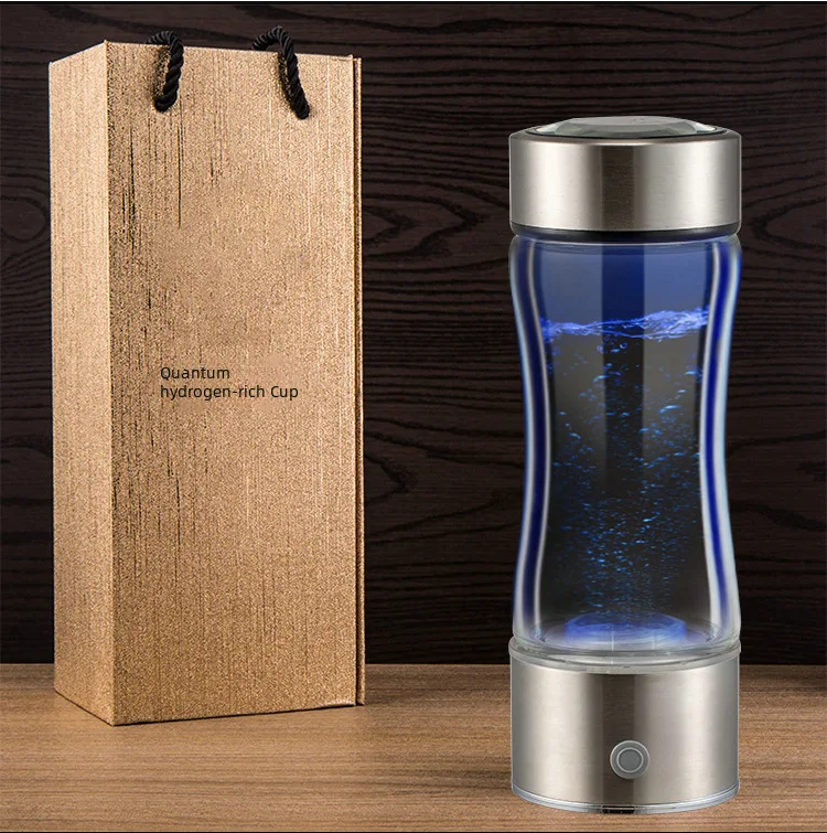 Amazon AliExpress Hot Sale New Hydrogen and Oxygen Separation Portable Water Cup Factory Health Cup Hydrogen Rich Water Cup Uber