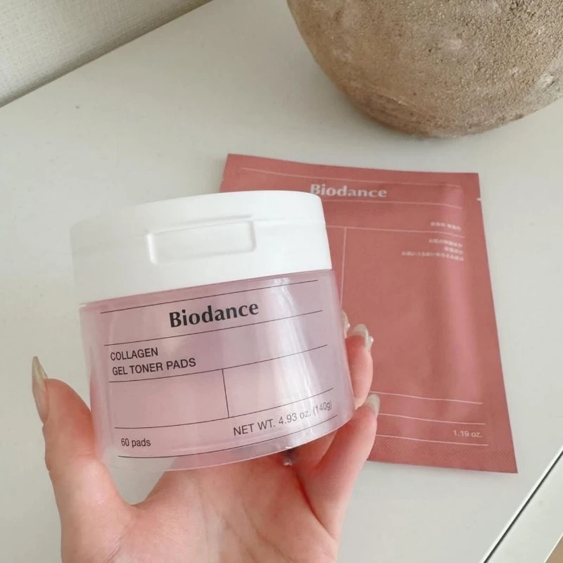 Korean Genuine Original Collagen Moisturizing Gel Cotton Tablet Hydrating and Moisturizing Calming Pores Firm Skin