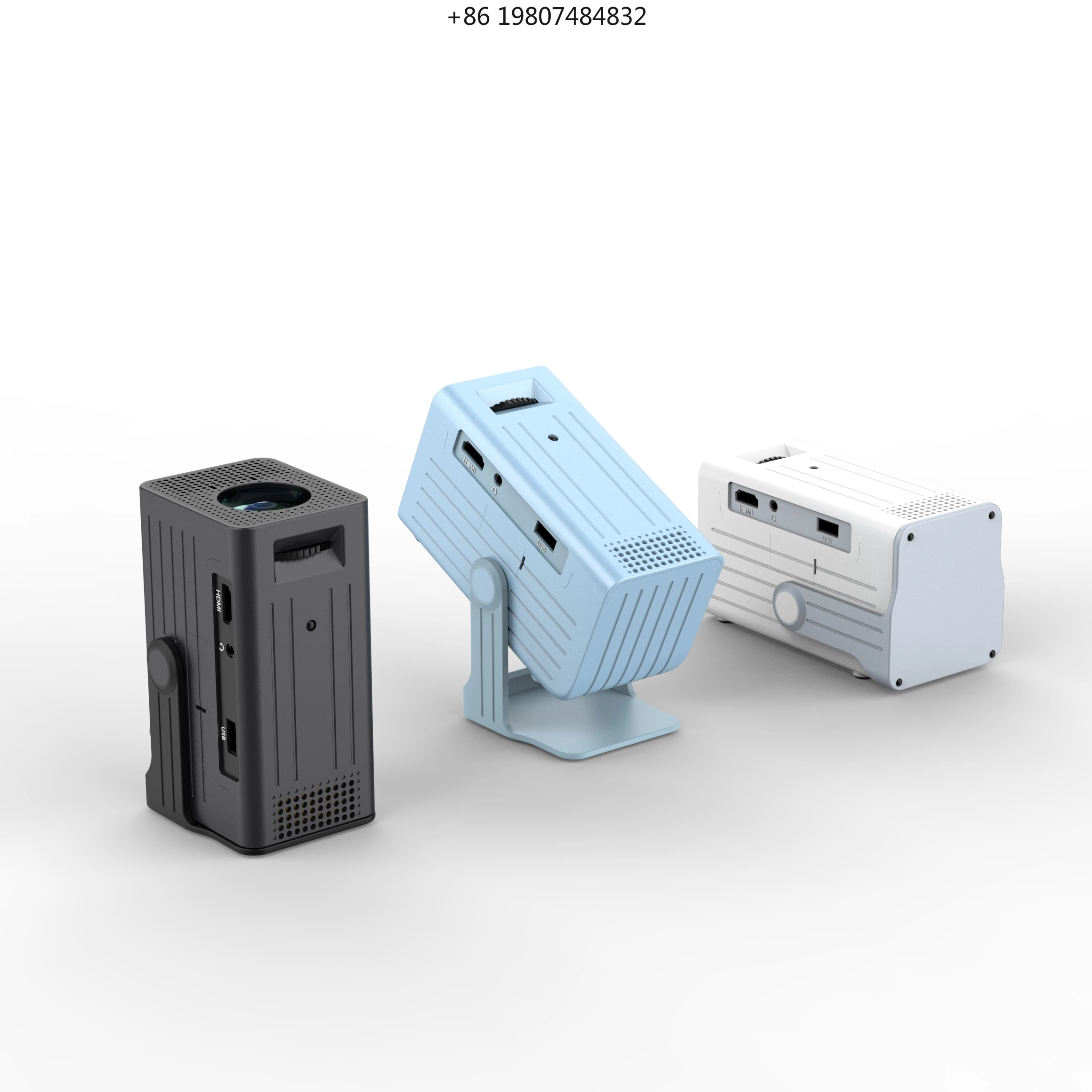 Screen Mirroring Manual Focus Electronic Keystone Projector N6 Open Light Source 2Inch 720P Projector Decode Ability Wired