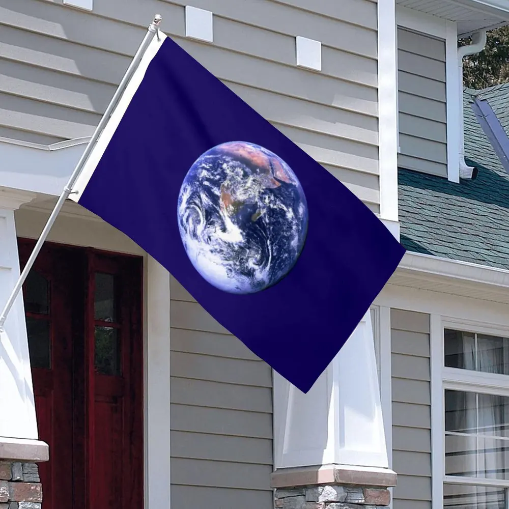90x150cm Protect Our Home Earth Day Flag of Blue Homeland Planet