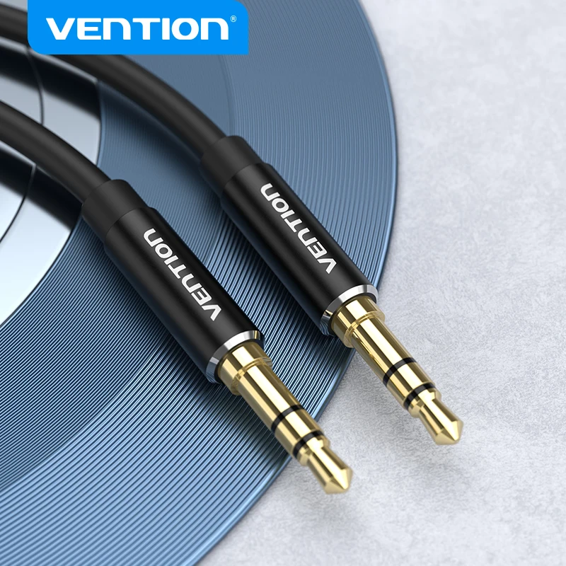 Vention AUX 케이블 잭 오디오 케이블 수-수 3.5mm 잭 스피커 Aux 케이블, 자동차 헤드폰, 아이폰 MP4 노트북 AUX 코드, 3.5mm