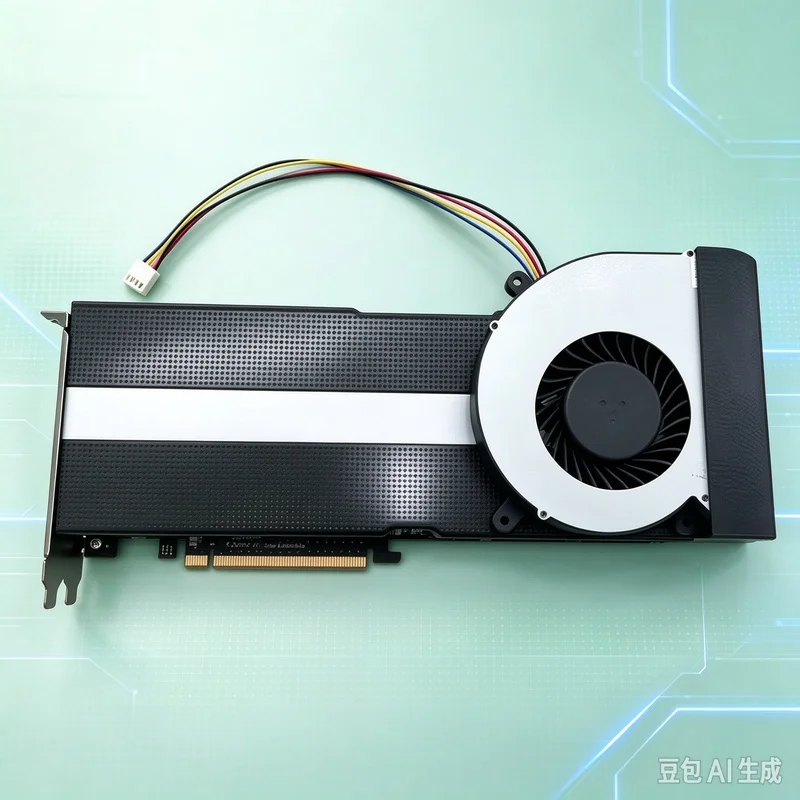New A+ For AMD MI25 MI50 MI60 MI100 MI210 S7150 X2 Graphics Cards Modified Active Cooling Fan