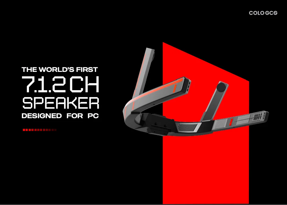 ملحقات COLO GCS الرياضية الإلكترونية وحدة تحكم ألعاب الكمبيوتر ومكبر الصوت الإلكتروني لتجربة الألعاب المثالية #3