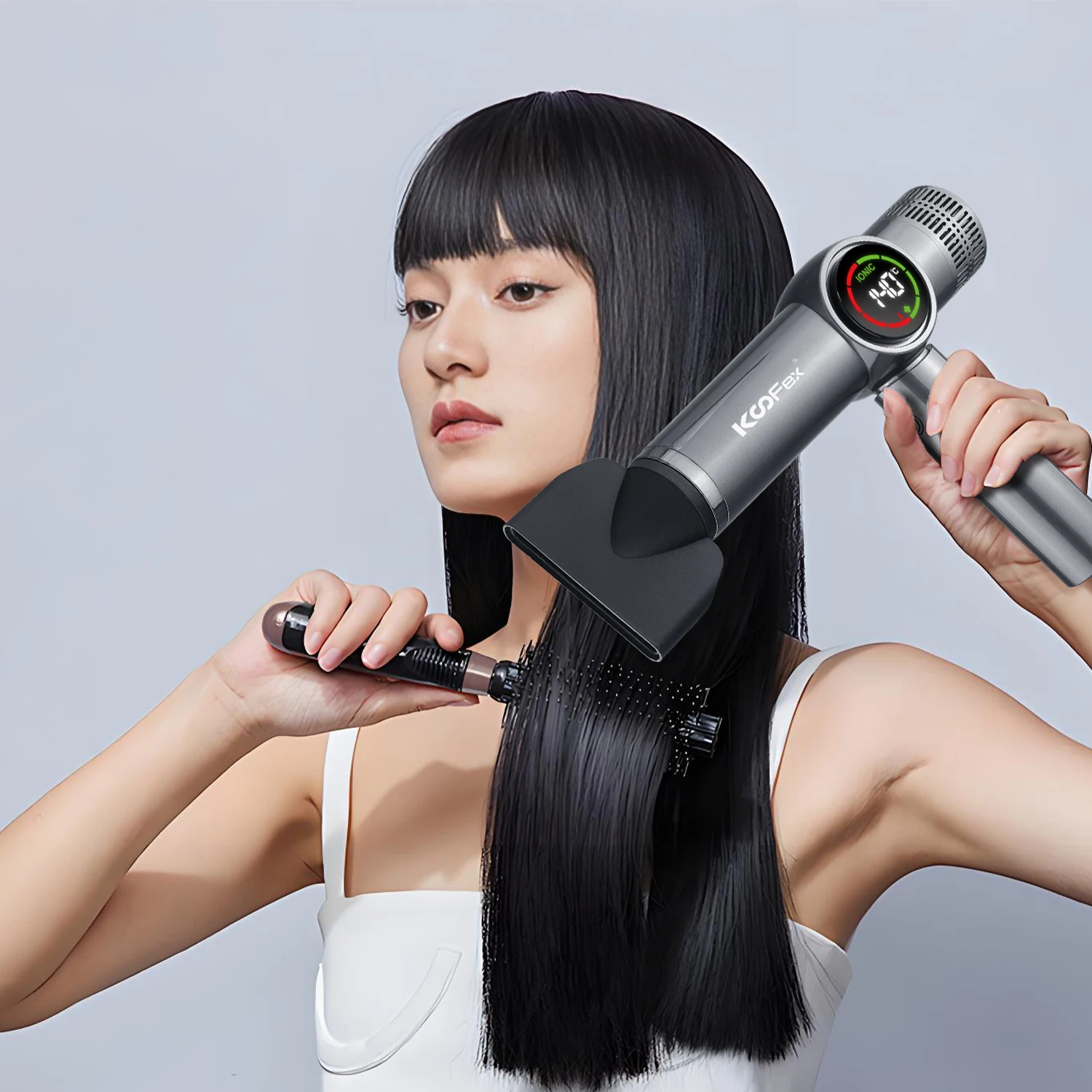 High Speed Hair Dryer Brushless 110000Rpm - KooFex KF-8265 OEM/ODM Новый дизайн Т-образной
