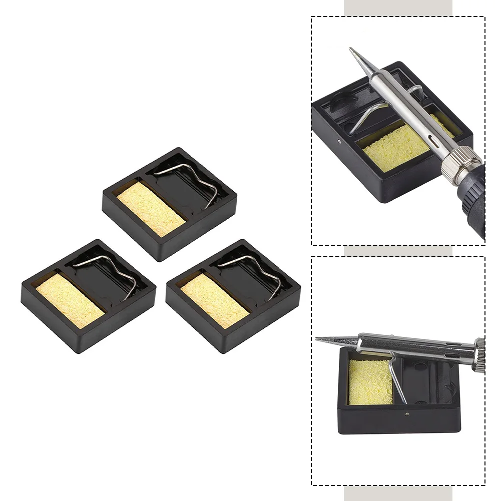 Crafting Activities Compact Soldering Tool Mini Soldering Stand Black Heat Protection Features Lightweight Design