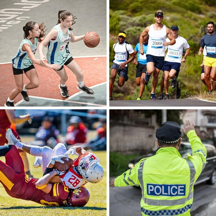 Electronic Whistle with USB Charging 3 Tone 3 High Volume Hand Emergency Whistle for Referee Coaches Teacher Outdoor Sport Game