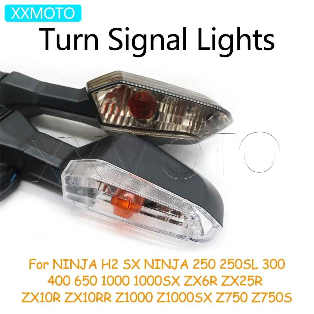 

Motorcycle For Kawasaki NINJA 250 250SL 300 400 650 1000SX ZX6R ZX25R ZX10R ZX10RR Z1000 SX Z750 S H2 SX Turn Signals Lights