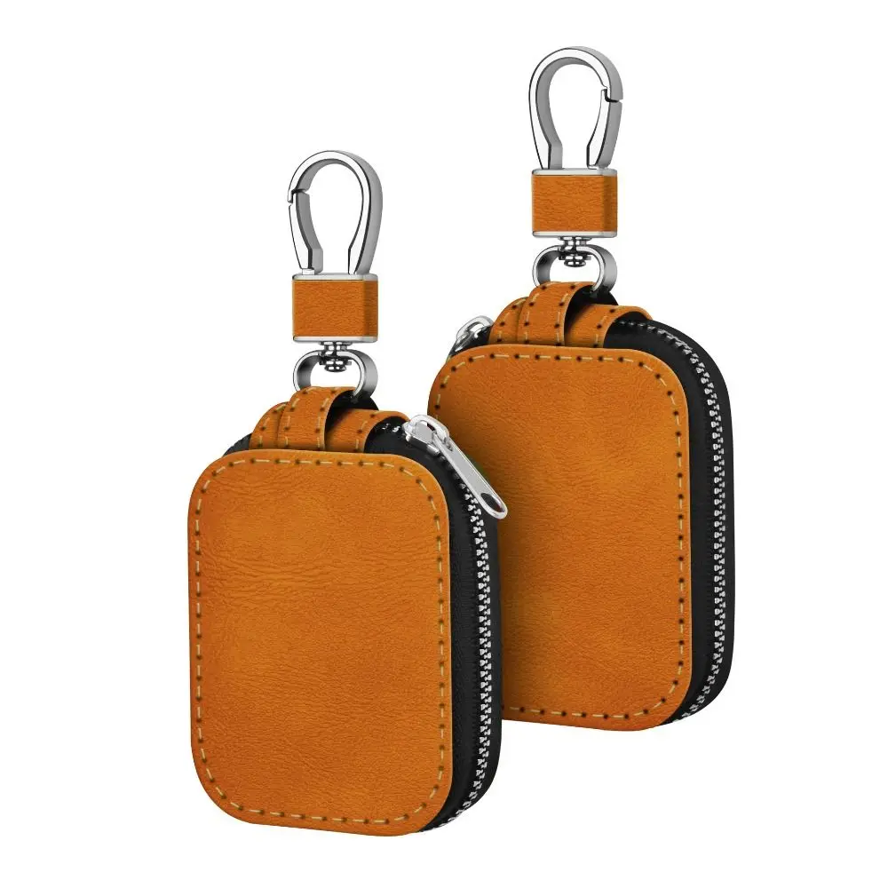 Casing Pelindung Earphone Nirkabel Kulit PU Universal Anti Benturan dengan Ritsleting, Cocok untuk Airpods, Sarung Pelindung Earbuds Klasik