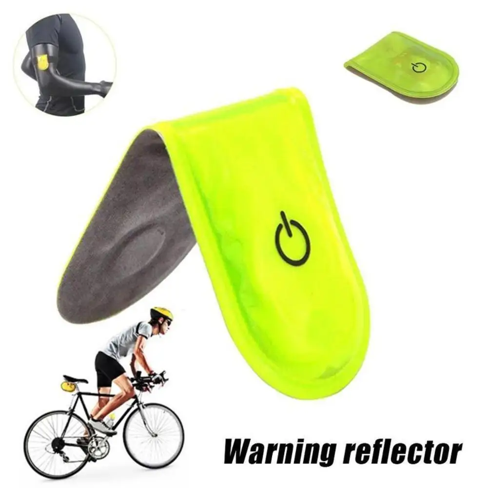 Outdoor Sports LED Safety Light Reflective Magnetic Clip on Strobe Running Walking Bike Cycling Warning Reflector Warning Clip