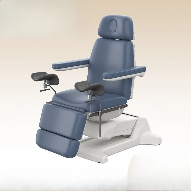 Stirrrup backrest leg height four-way adjustment design examination bed