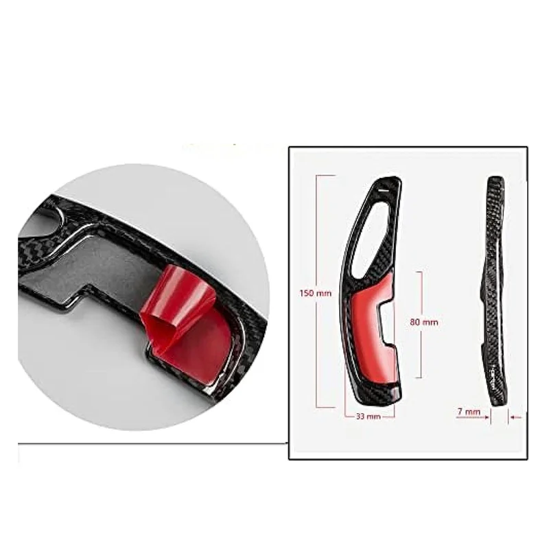 

AS98-Shift Paddles Steering Wheel Shift Auto Accessories Parts Supplies For Lexus GS250 ES250 RX Black