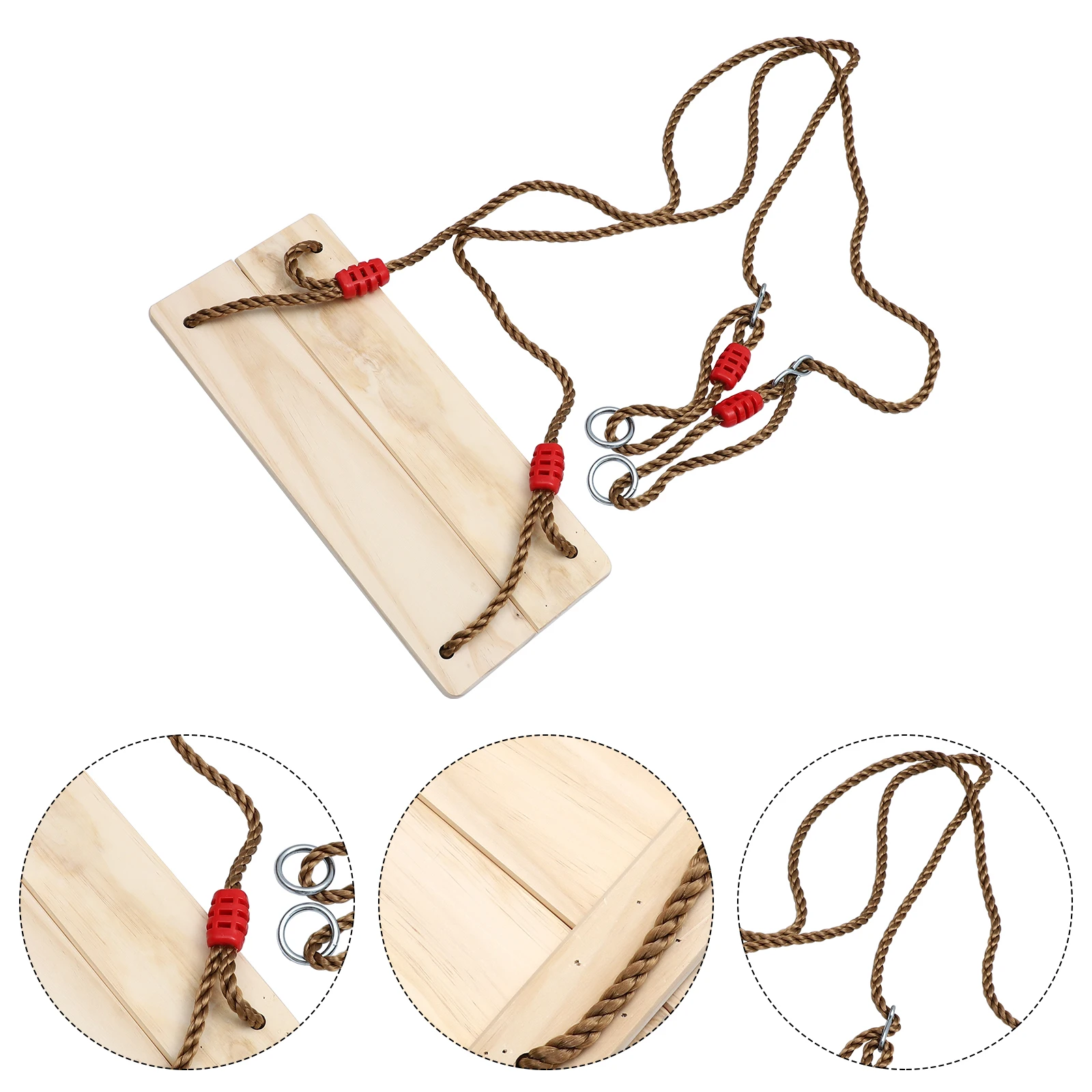 Pine Swing Safe Medium Kids Wood Hanging Chair Wooden Simple Child Outdoor Seat
