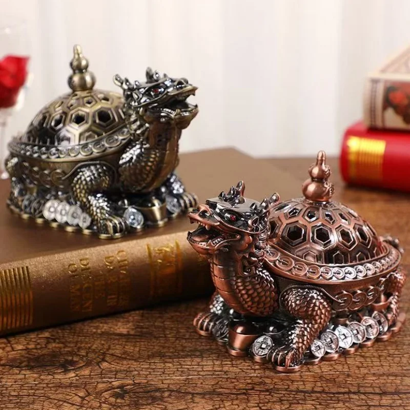 

Divine Beast Form Aromatherapy Incense Burner,Creativity Alloy Incense Pile Stove Church Stove,Meditation YoGa Sandalwood Burner