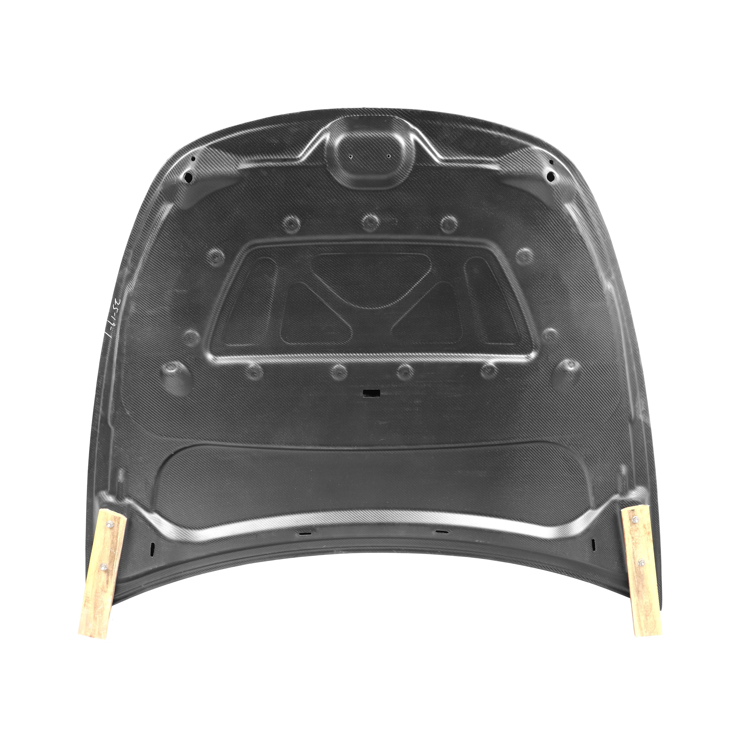 غطاء محرك السيارة STLFFront مزدوج الجانب من ألياف الكربون غطاء محرك السيارة طراز CMS لـ TeslasModel Y 2021 + غطاء آلة الرافعة الأمامية للسيارة