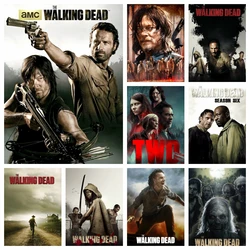 Diy Classical Zombie TV The Walking Dead Diamond Painting Daryl And Rick Horror Skeleton Poster Cross Stitch Handwork Wall Decor
