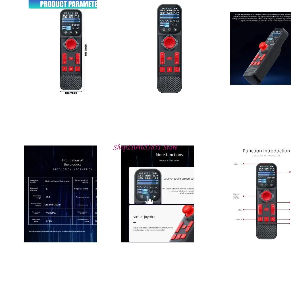 

8 Channel 2.4Ghz Wireless Operation Unit With F08A For Model Vehicle And Miniature Boats