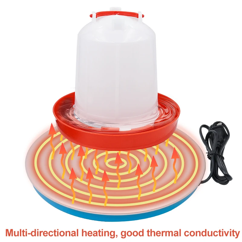 1 Pcs Poultry Drinking Water Constant Temperature Base, Safe and Durable Poultry Waterer Drinker Heated Base, Farming Equipment