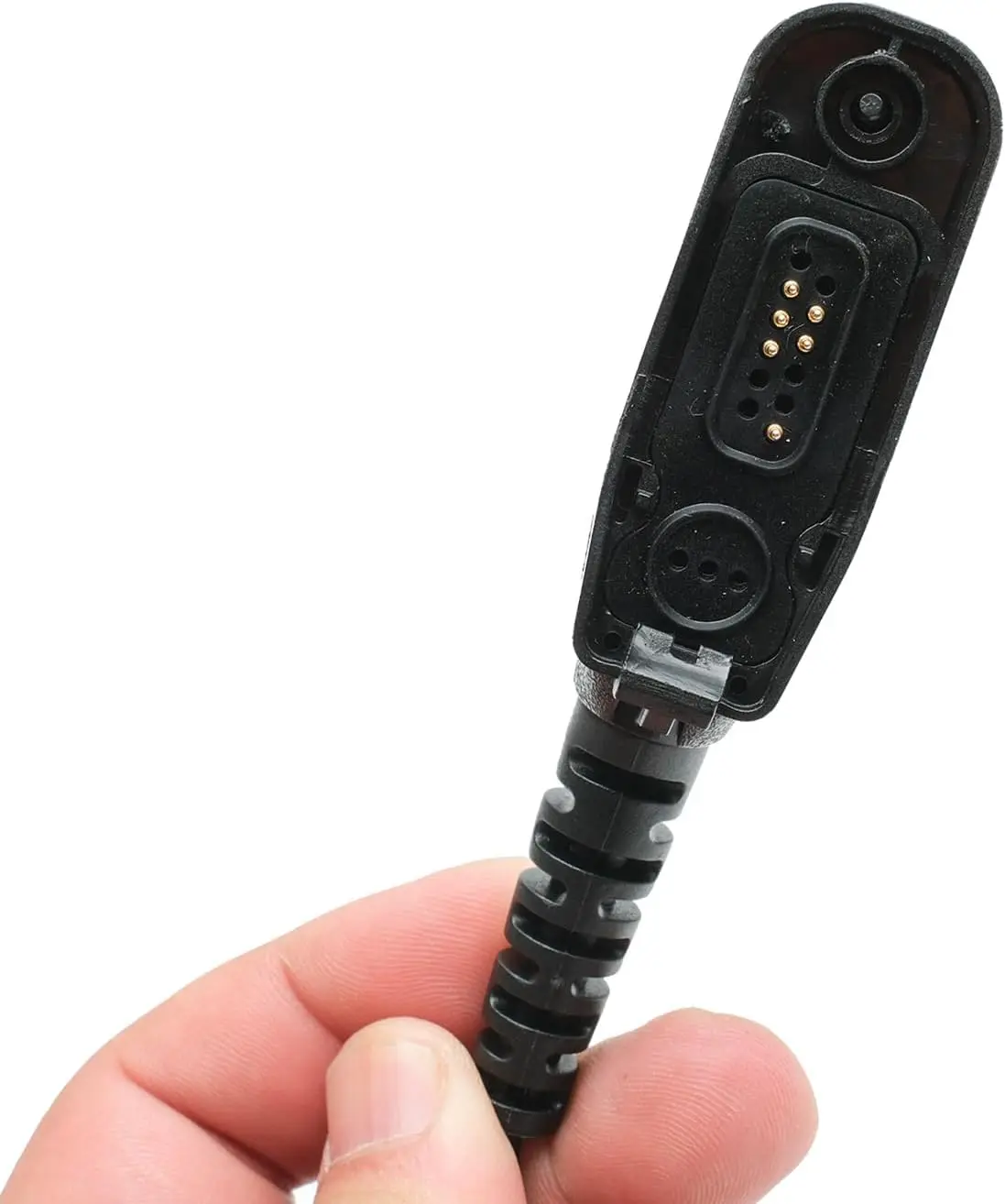 XPR7550e arpiece Headset with Mic PTT for Motorola XPR7350e APX8000 APX6000 Xpr7550e Walkie Talkie Black view 6