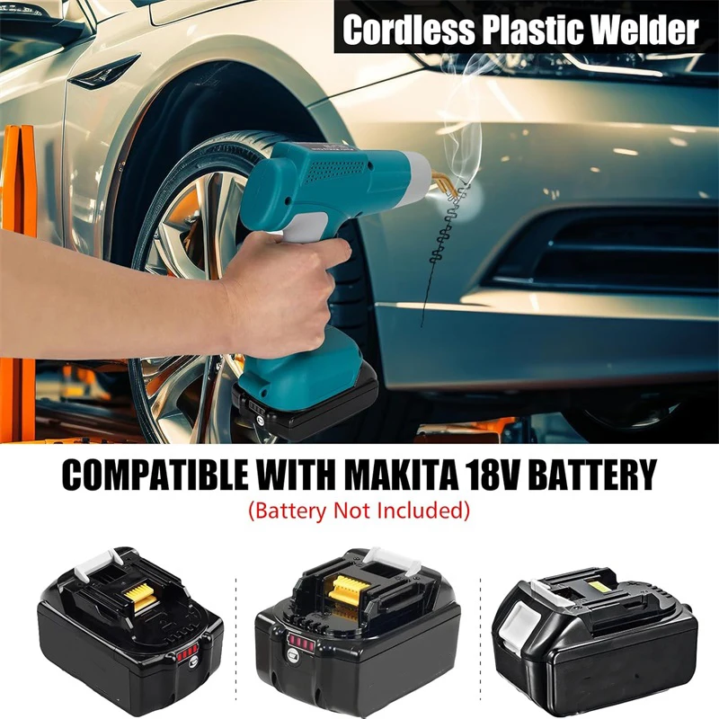 Saldatrice per plastica Cordless per batteria agli ioni di litio Makita 18V-20V pistola per saldatura per riparazione di crepe per pannello