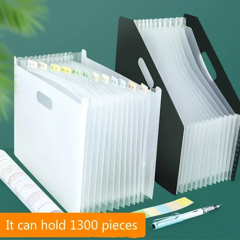 Multilayer Document Paper Holder Desk A4 File Folder Large Capacity Desktop Organizer Storage Filing School Office Stationery image 5