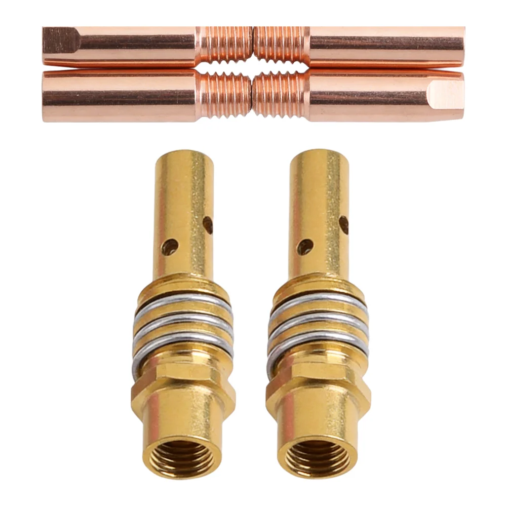 Copper MIG Torch Nozzles High Conductivity Welding Nozzles Torch Tip Holders Metal Components Copper Brass Tips