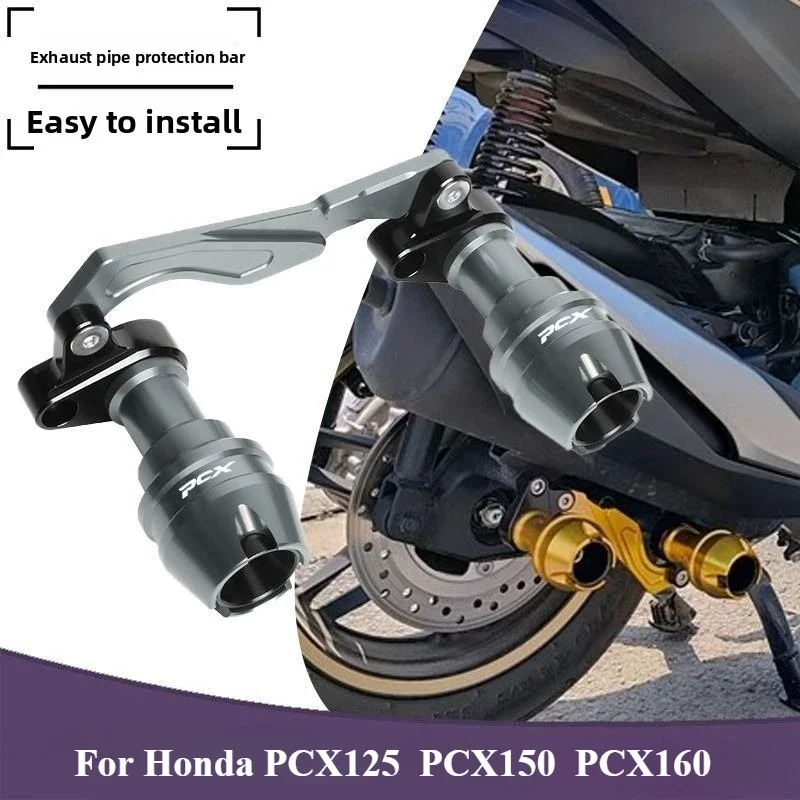 

For Honda PCX160 PCX125 PCX150 motorcycle Front Fork Wheel Fall Muffler Pipe Frame Protection Frame Slider Anti Crash Protector
