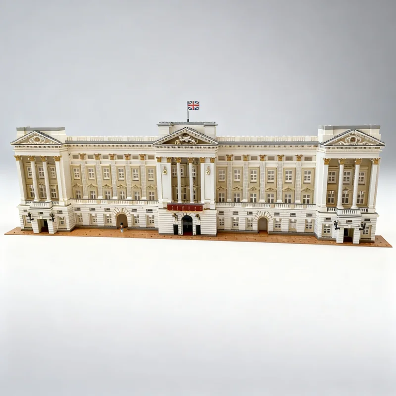 

15418pcs MOC Buckingham Palace Facade Minifig Scale Architecture Model Building Blocks DIY Creative Gift Display Decor Premium