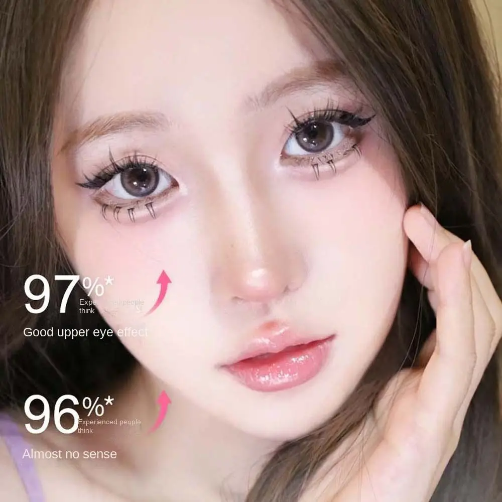 ขนตาปลอมแบบแยกส่วน L Curl DIY 7-12 มม. ขนตาแบบกลุ่ม ขนตาธรรมชาติ ความหนาแน่นสูง สำหรับต่อขนตาผู้หญิง