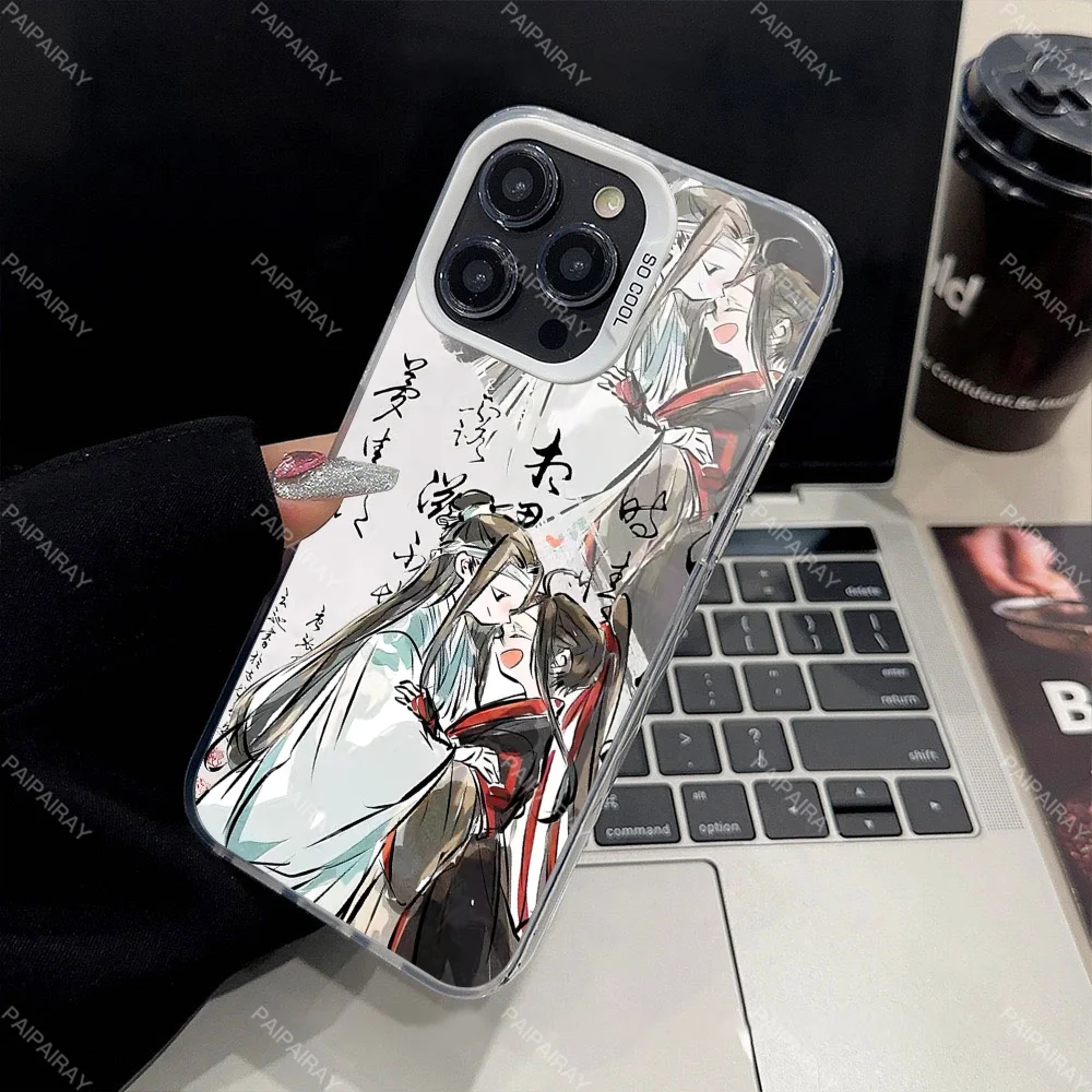 أنيمي مو داو زو شي لسامسونج غالاكسي S20 23 24 25 30 32 34 35 FE زائد الترا جراب هاتف شل حماية الغطاء الخلفي IMD