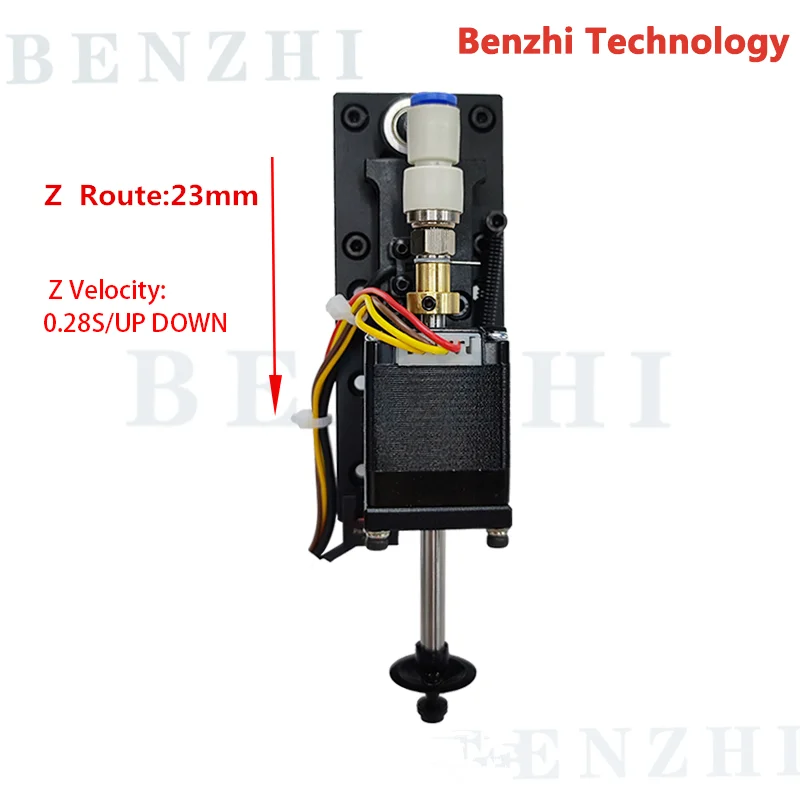 SMT HEAD mountor connector hollow shaft stepper for pick place Double head