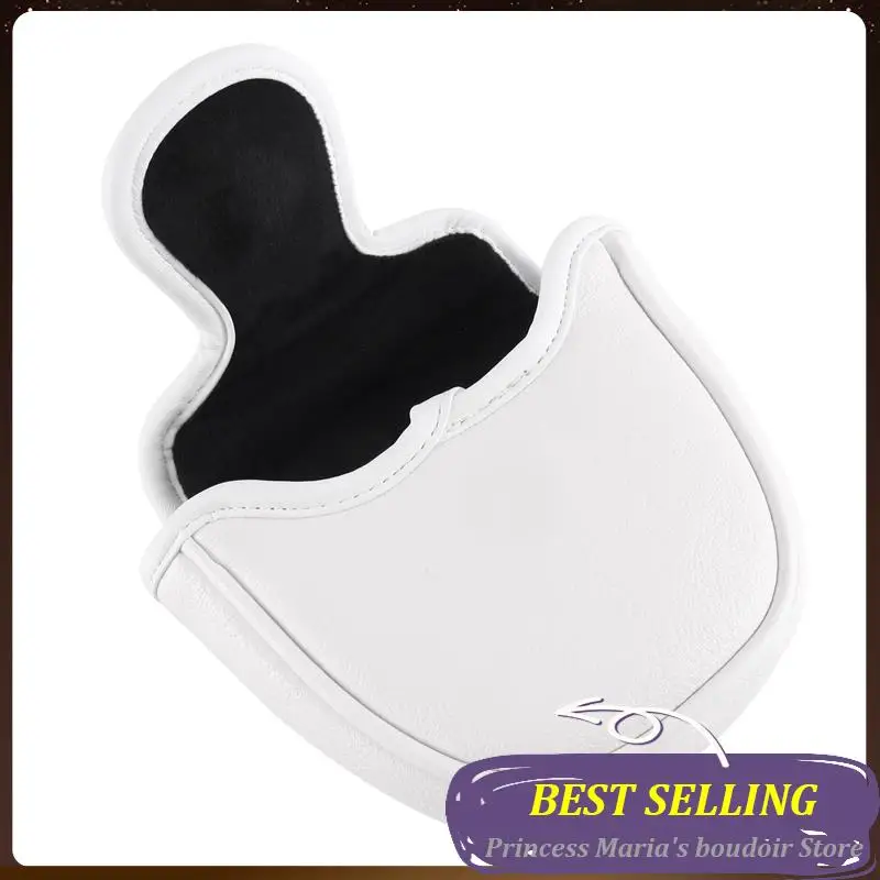 

AB30-Golf Mallet Putter Cover Headcover Magnetic Club Protector Fits For Odyssey 2 Ball Style Putters,RH LH