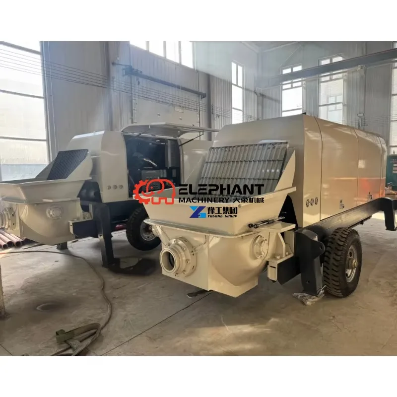 High Efficiency Customized Diesel Concrete Pump Good Price  Concrete Transfer  Pump Machine Concrete Machinery Pumping Equipment
