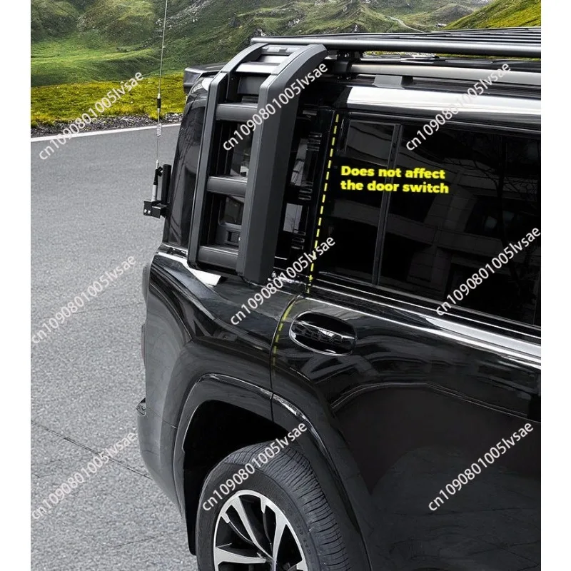 suitable for H9 2024 Universal Pickup Truck Tailgate Ladder Heavy Tailgate Step Ladder Fit