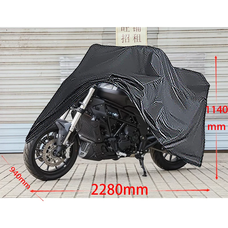 

For Benelli 502C motorcycle cover Full car Sun protection dust no ear thickened Oxford cloth rain cover Motorcycle