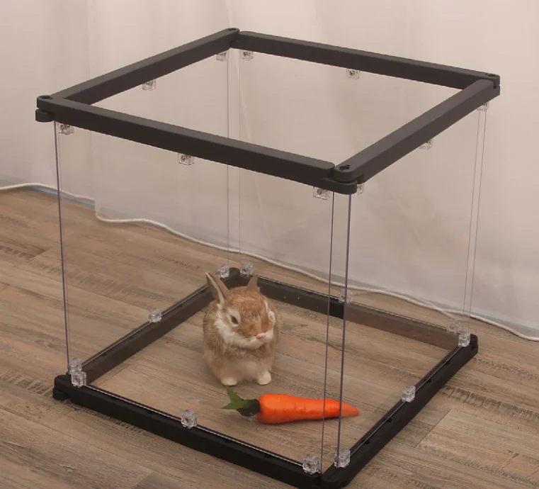 Transparent Fence Indoor Rabbit Cage Rabbit House Rabbit Cage