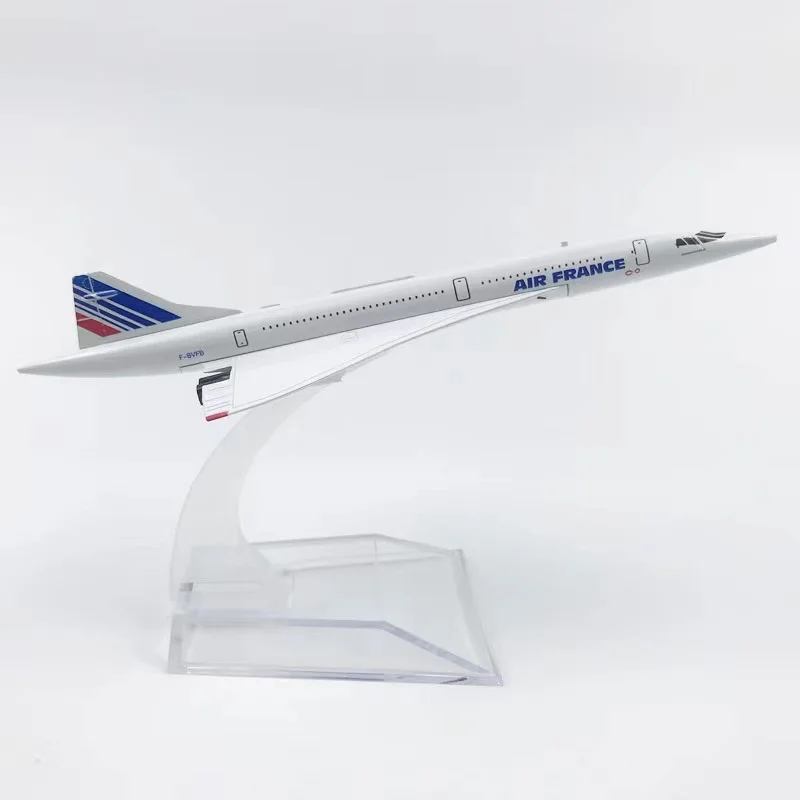 1:400 Scale 14cm Model Alloy Concorde Air British /France Airplane 1976-2003 Airline Display Toys Model Collection Gifts Fans