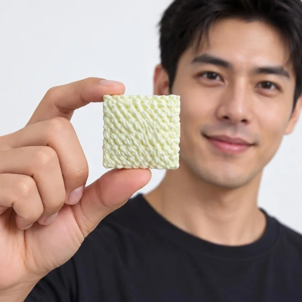 Crunchy Noodles Squeeze Toy Sound Effects Building Blocks Crackling Noodles Squishy Toy Soft Comfortable Realistic Food Pinch