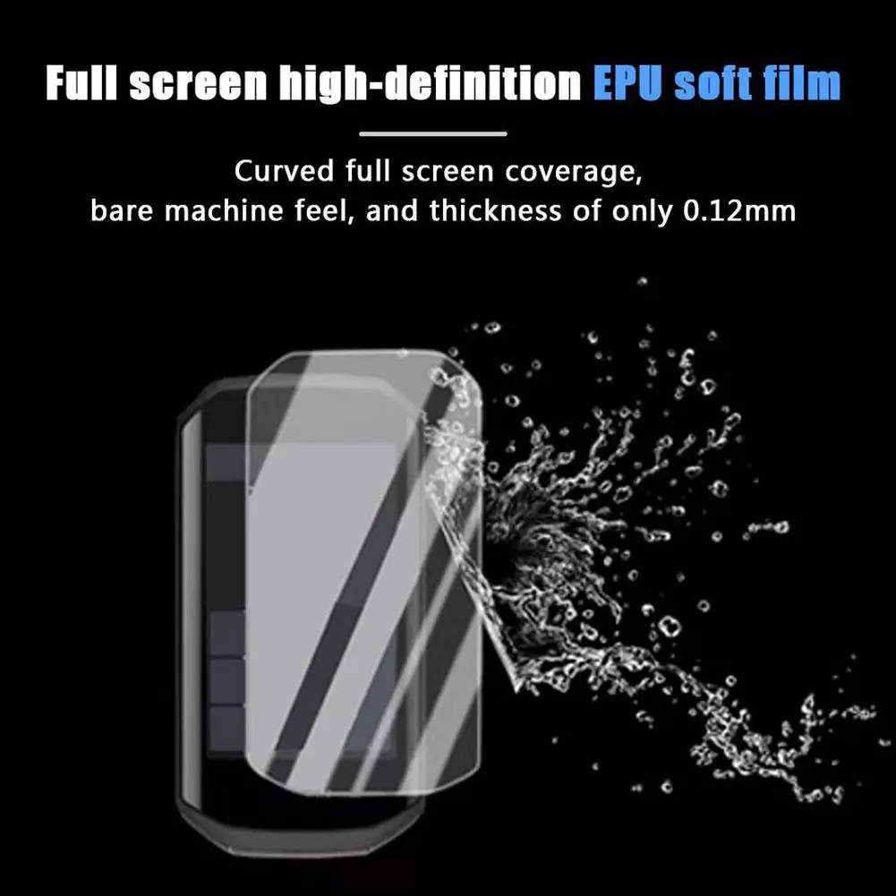 1 Set For Garmin Edge 1050 Cases And 2Pcs Screen Protectors Film Full-coverage Dust And Drop Proof Silicone Protective Case