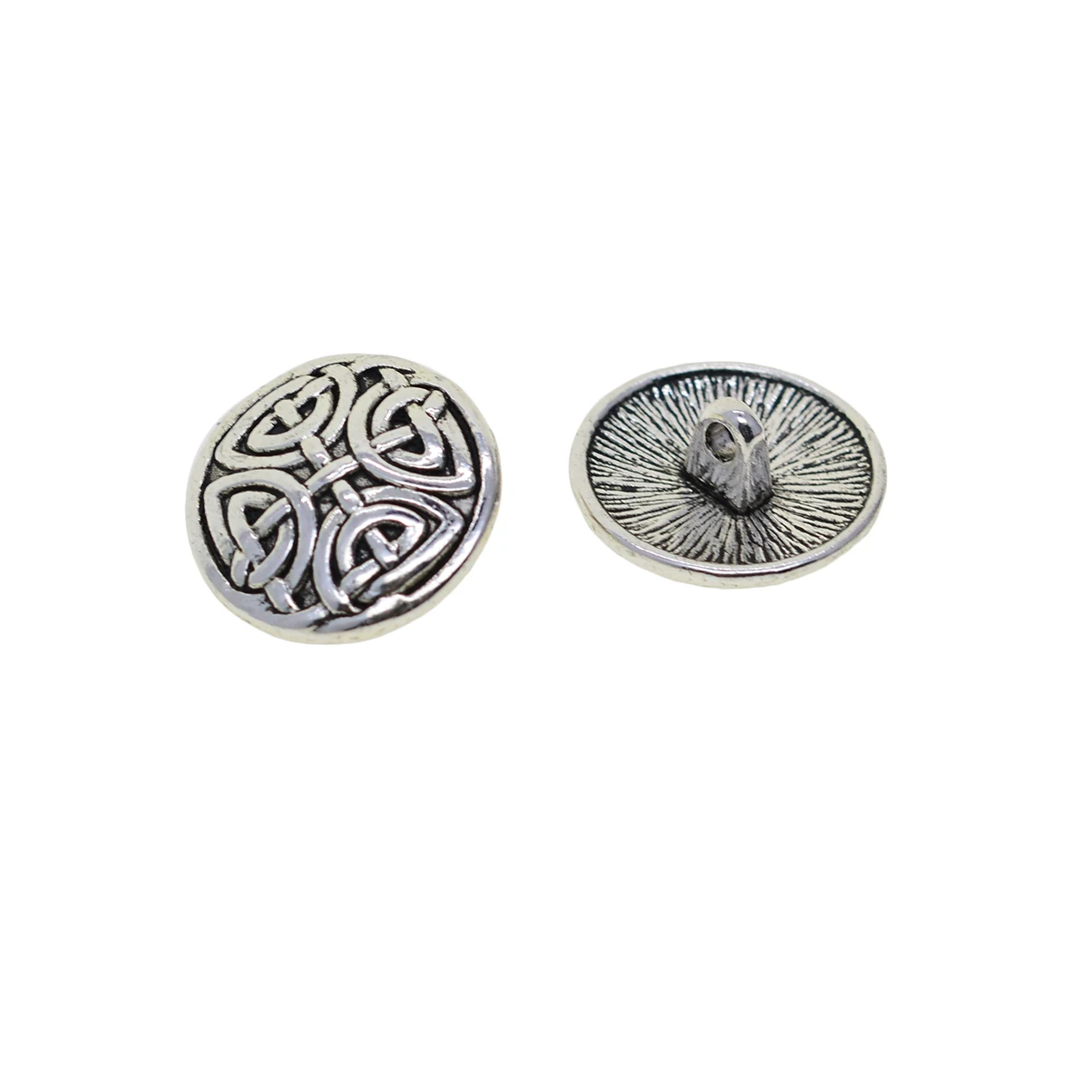 

20 Pcs 17mm 0.7inch Tibetan silver round maze Garment Clothing Fastening 1 hole Sewing Buttons jewelry DIY