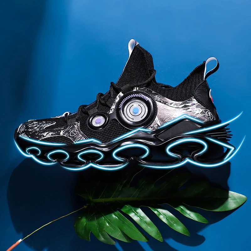 

Luxury Men's Sneakers Casual Breathable Trainer Race Fashion Loafers Running Shoes for Male Tenis