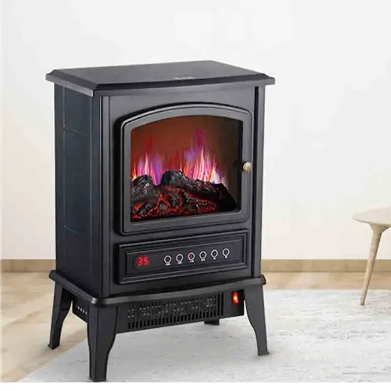 220v Electric European Fireplace Heater 3d Simulation Flame Heating Furnace Heating Furnace Heater Living Room Household Energy